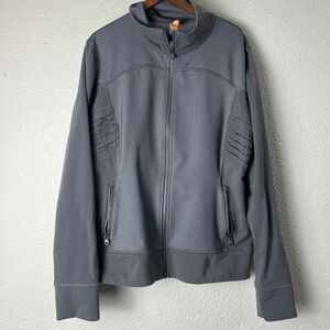Lucy  Grey Lightweight Zipper Jacket Sz. XL